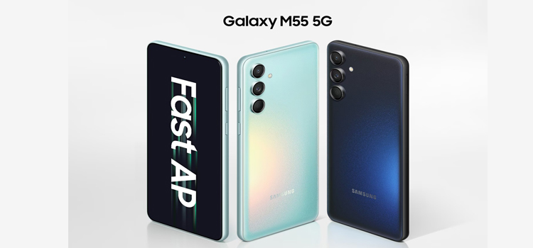 گوشی موبایل سامسونگ مدل Galaxy M55 5G دو سیم کارت ظرفیت 256 گیگابایت و رم 12 گیگابایت - اکتیو - به همراه شارژر 25 وات سامسونگ
